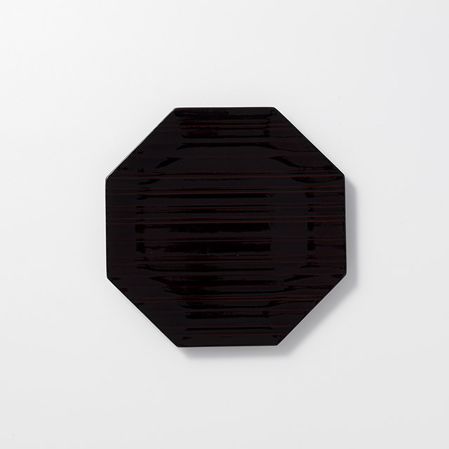 銘々皿 越前三峰吹上八角