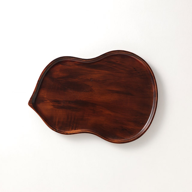 木製 ひょうたん9寸皿