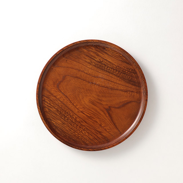 木製 丸盆 小24cm