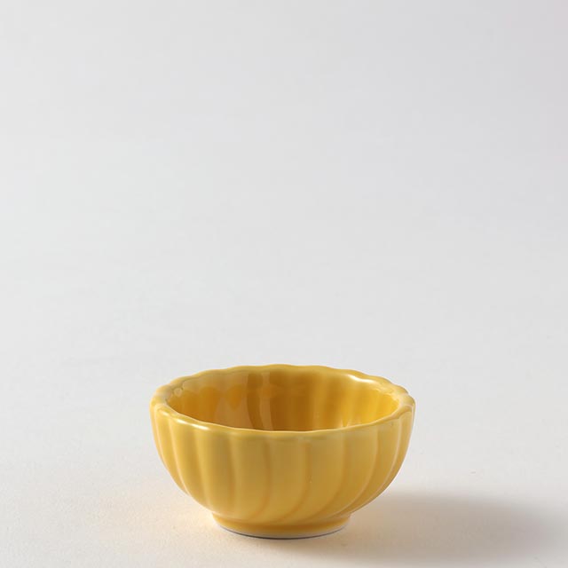 有田焼　ねじり菊鉢ミニ