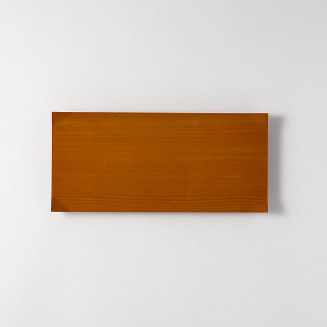 白木 四方折り 長皿