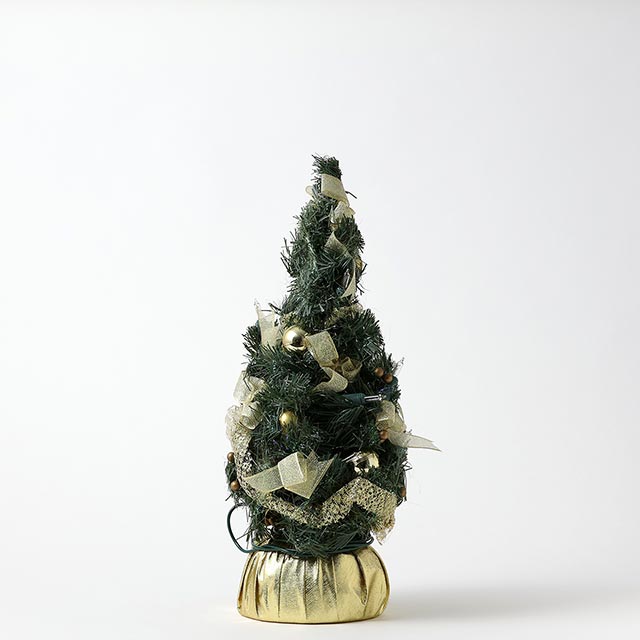 X'masツリー　台ゴールド