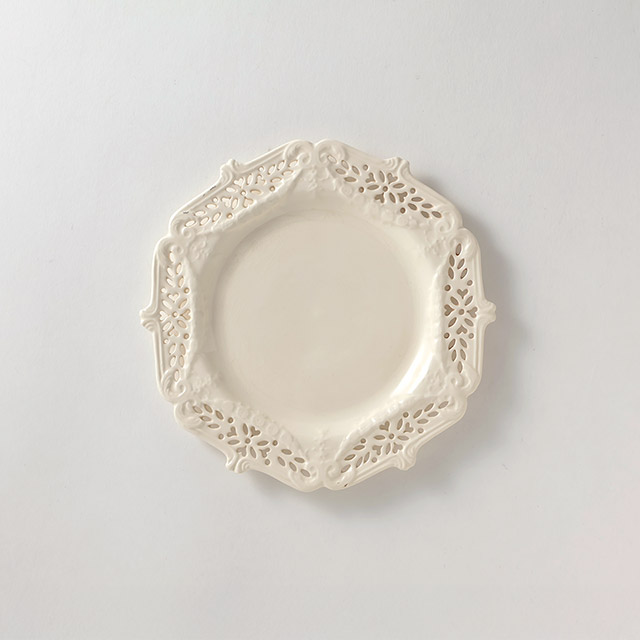 クラシカル ケーキ皿 八角