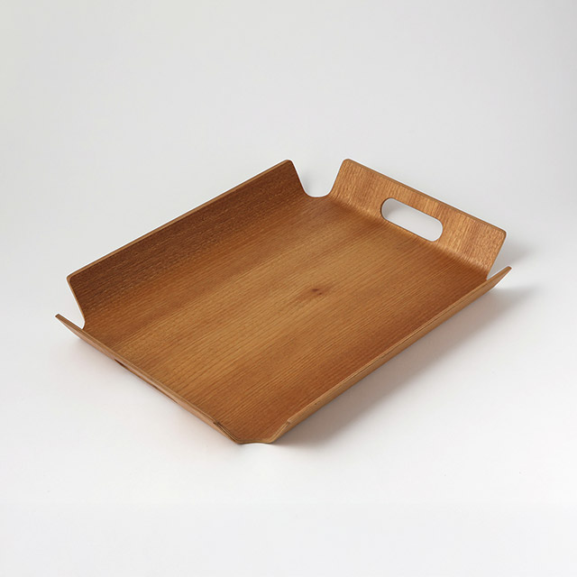 ブライウッド　両手付きトレー大