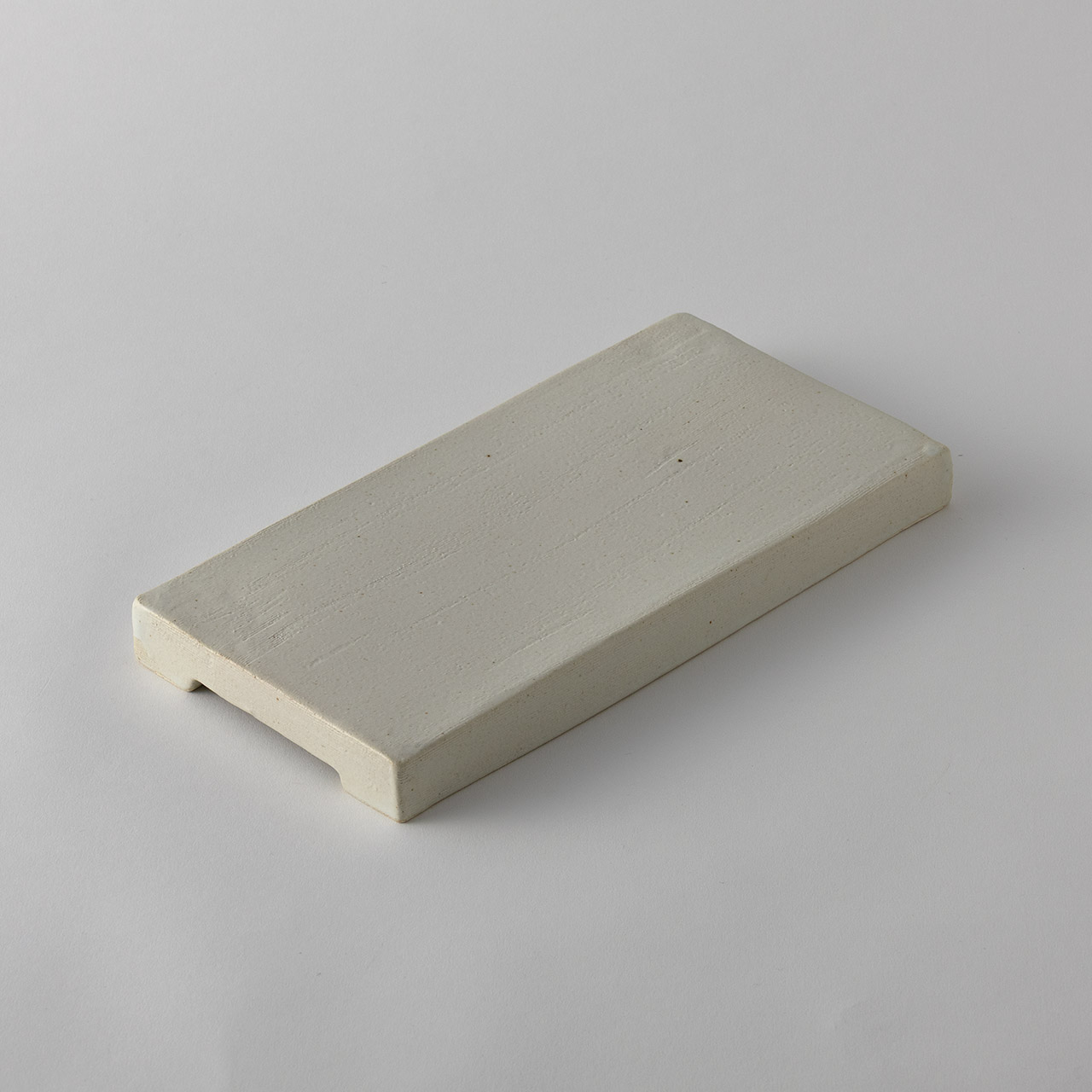 BAN　長角厚皿（マット白）