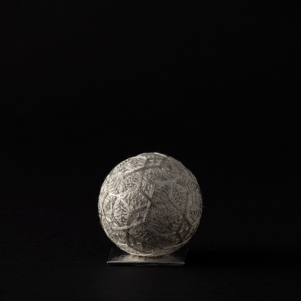 めでたや　手毬　白／銀　S