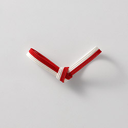 水引　結び箸置き　赤