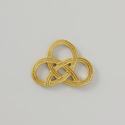 能作　あわじ結び箸置き　錫金箔