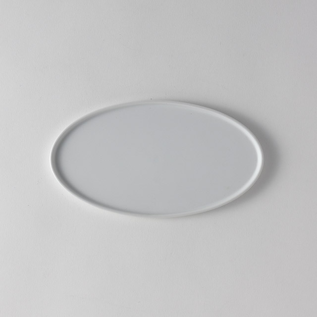 MORIYAMA オーバル皿19.5cm白