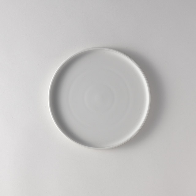 MORIYAMA　切立皿21cm白