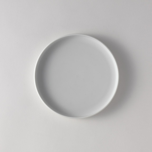 MORIYAMA　切立皿18cm白