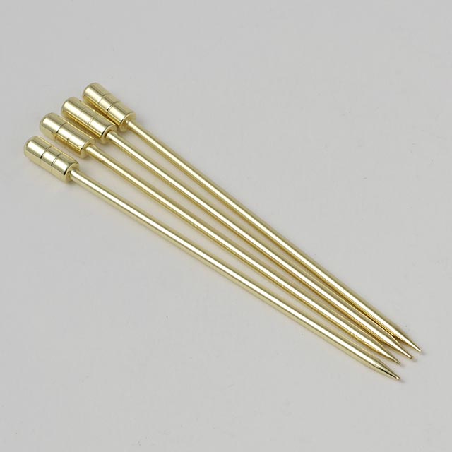 ステンレスオードブルピン4本set ゴールド