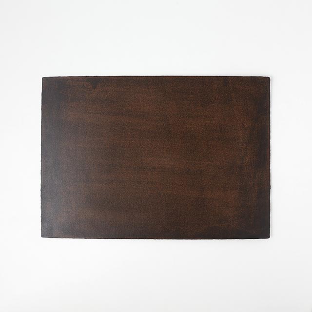 漆和紙ランチョンマット 濃茶