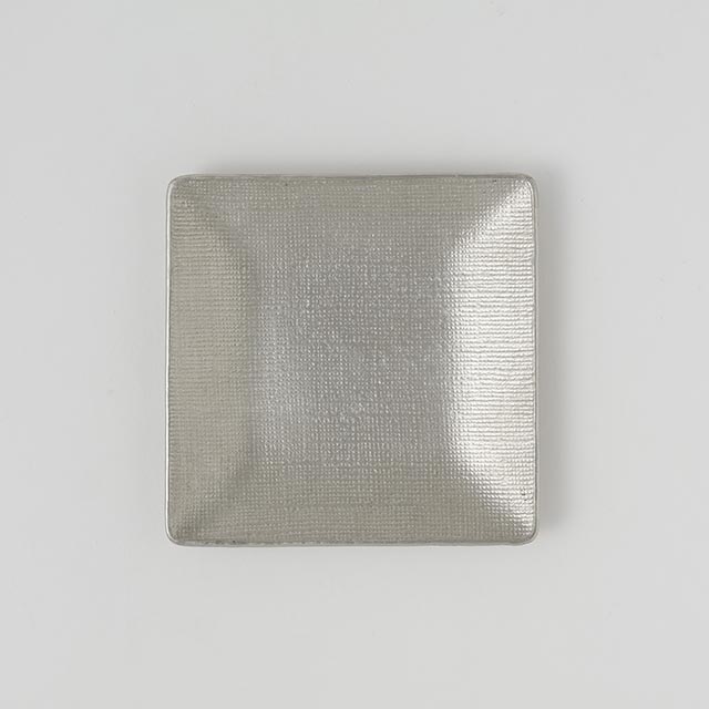 SUZU KOHBO　錫正角小皿