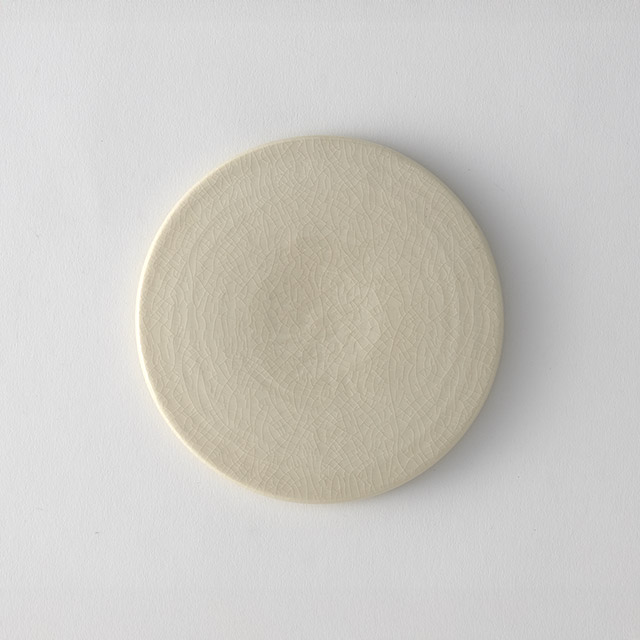 KOHYO 貫入小皿 白