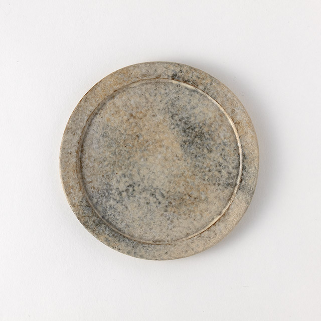 高木浩二 彩泥リム皿 小