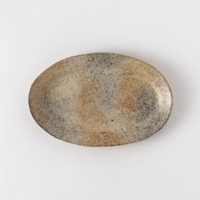 高木浩二 彩泥小皿 楕円