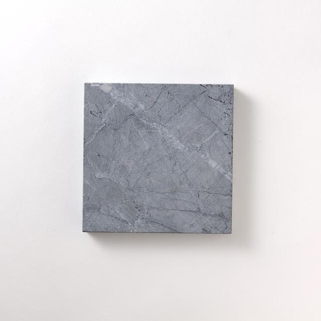 大理石プレート グレー 14×14