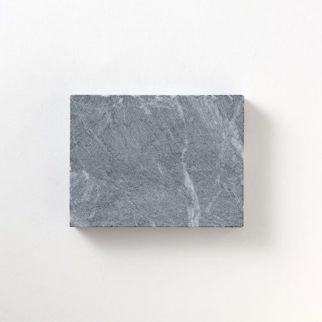 大理石プレート グレー 12×9
