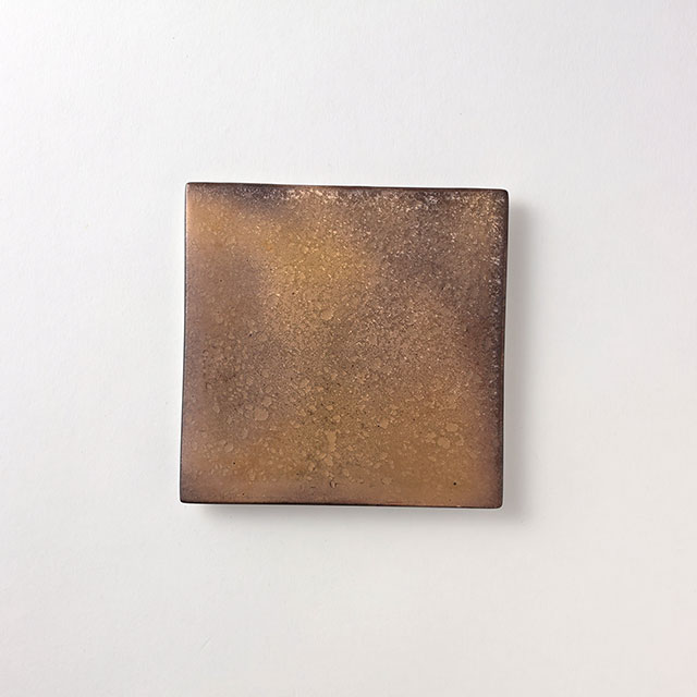 エーテルスクエアプレート ゴールド 12×12