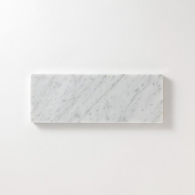大理石プレート　ホワイト　24×9