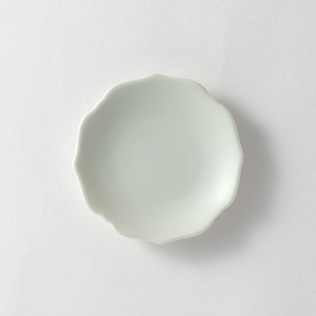 ODA 10小皿/稜花(青白)