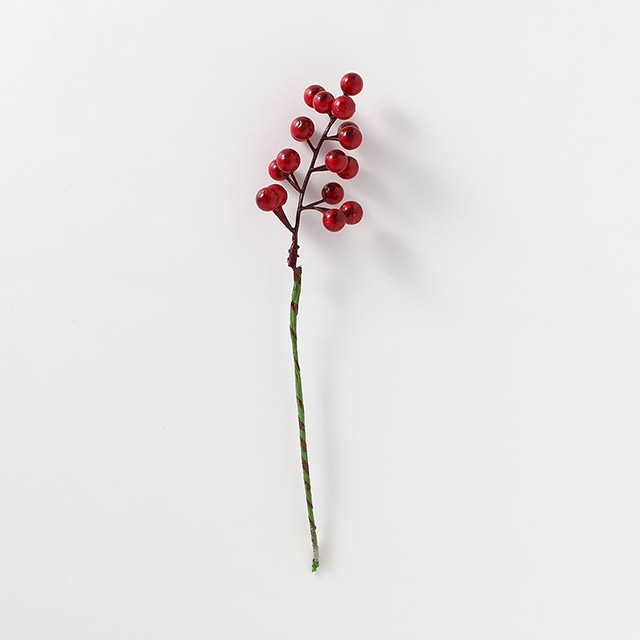 アートフラワー　ベリー（赤）