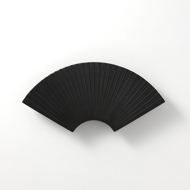 扇形板プレート黒