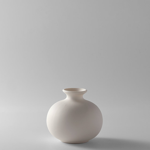 ミニフラワーベース ホワイト 9cm