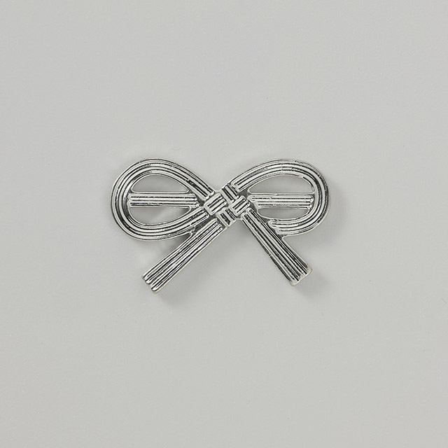 能作　叶結び箸置き　錫