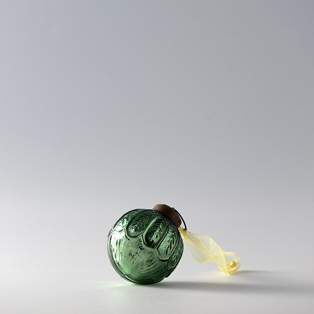 X'masオーナメント デコボール5cm 緑