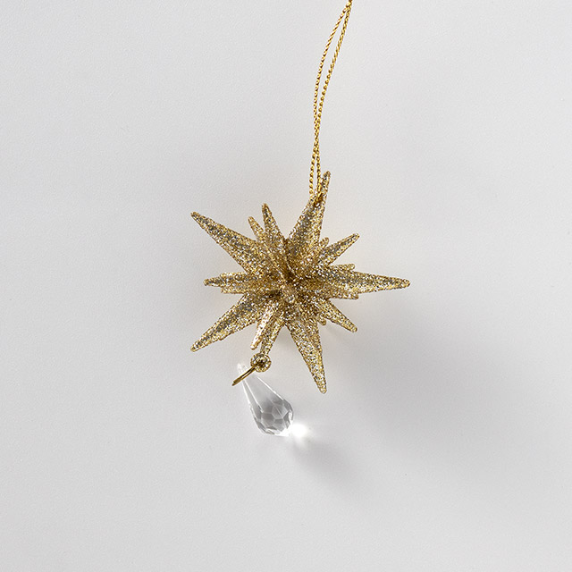 X'masオーナメント　グリッター・しずく