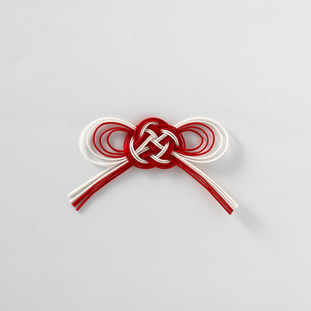 水引 ミニ飾り 白赤