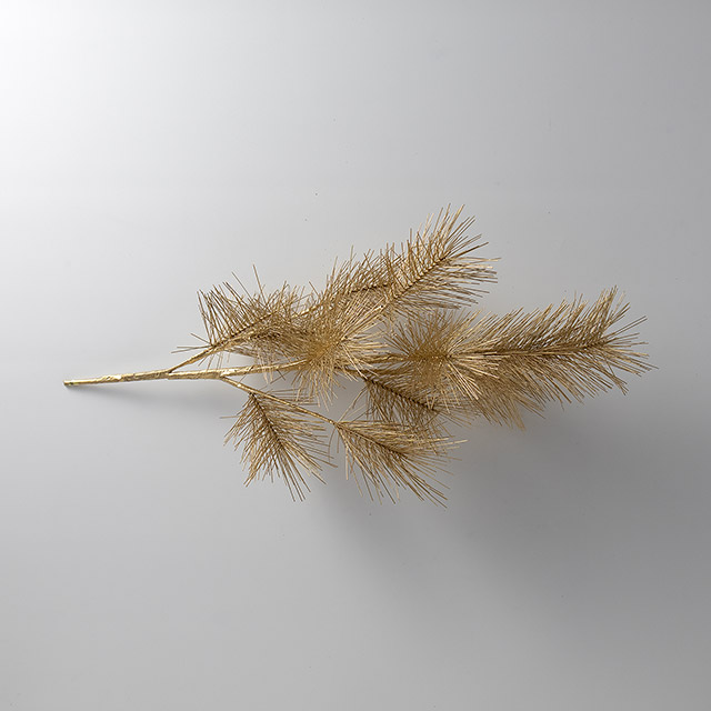 アートフラワー 松 ゴールド枝