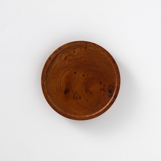會田竜也　托　ケヤキ　8cm