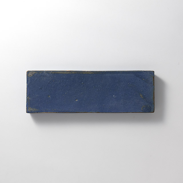 茨木伸恵 板皿(青)22×7