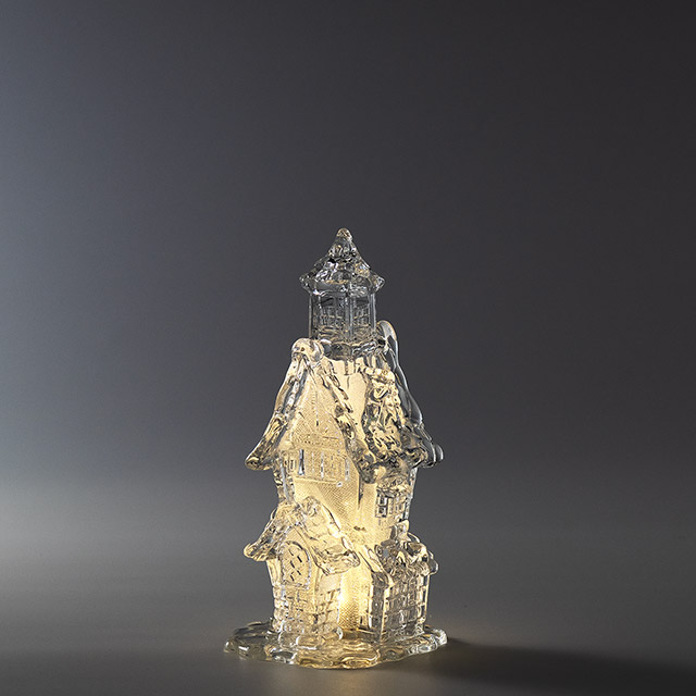 X'mas アクリルLEDライトHouse