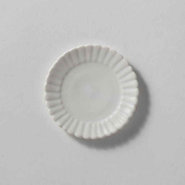 藤村佳澄 豆皿 ホワイト