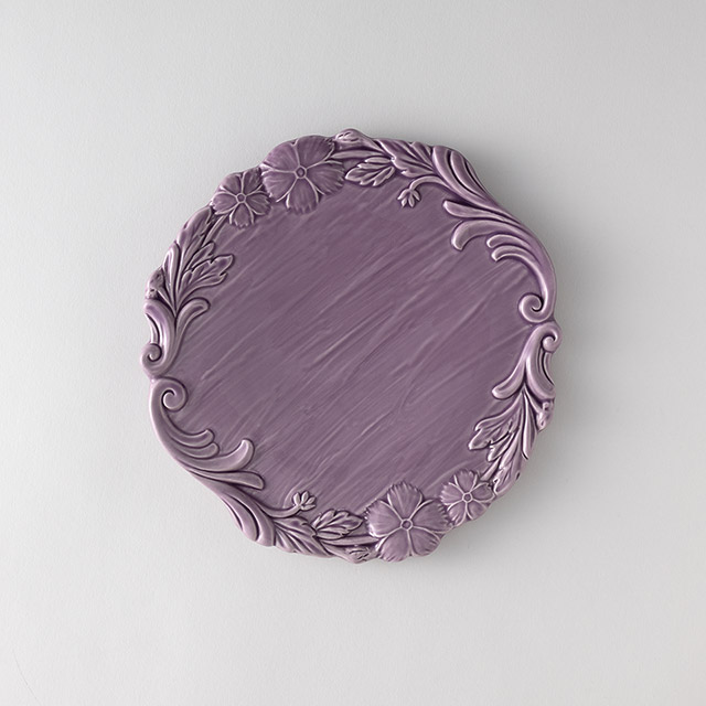 ELIOS MYFLOWER 23cm皿 パープル