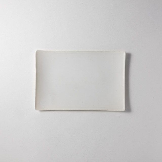 白石陽一 Pheno 磁土長角皿 白