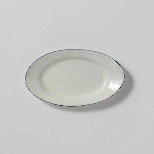 nijiiro 銅ホーロー オーバル皿 小