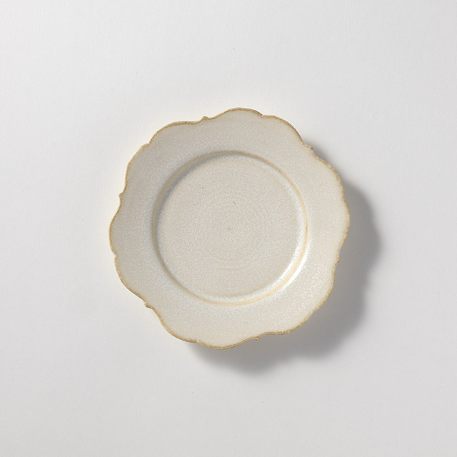 サコユリコ 桔梗小皿 白