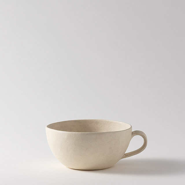 鈴木智子 スープカップ(白灰化粧)