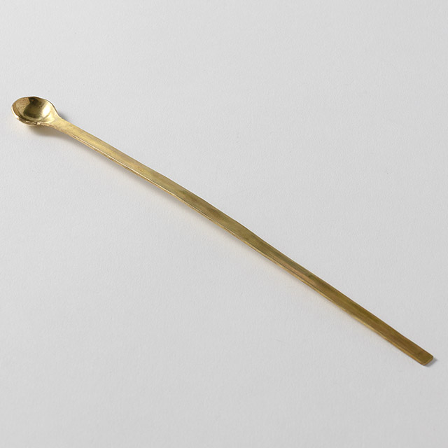 山田憲栄　マドラースプーン　真鍮