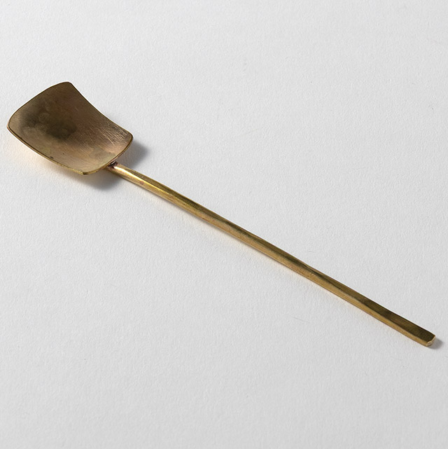 山田憲栄　アイスクリームスプーン　真鍮