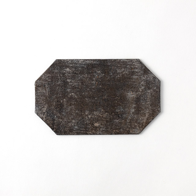 ハタノワタル 敷板八角形 グレー/シルバー