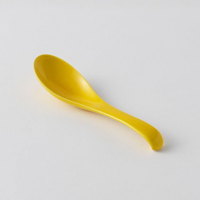 美濃焼 レンゲ 黄色プレーン