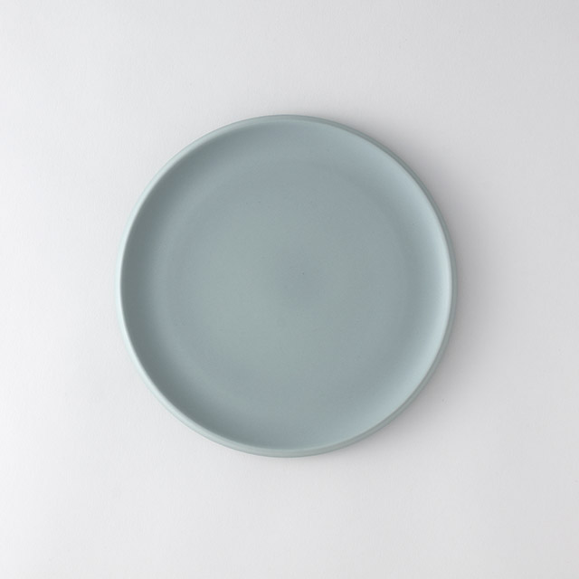 NIKKO　24cmプレート　グレイッシュアクア