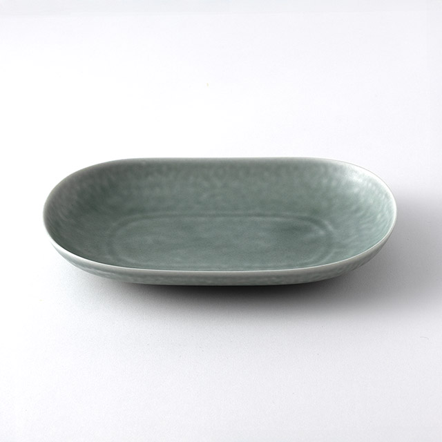 ReIRABO オーバル皿 M ミントグリーン