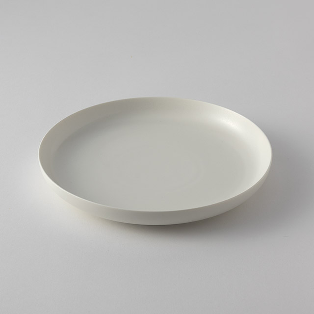 ReIRABO 丸皿 21.5cm ホワイト